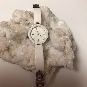 Anne Klein white ceramic watch